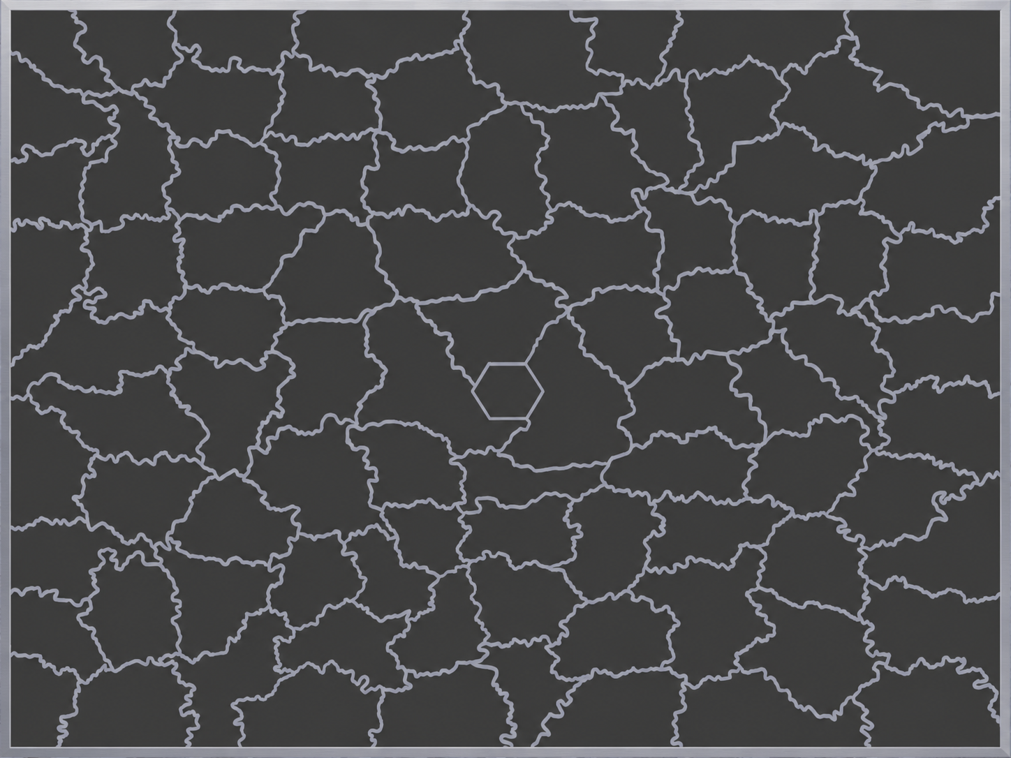 Refined State 683 city map with interactive city markers and the Capital